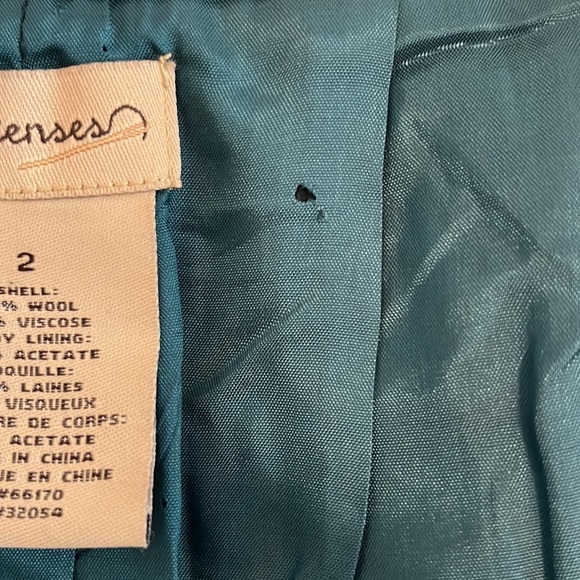 elevenses (an Anthropologie brand) wool “tea” jacket/blazer, size 2 - Picture 6 of 6